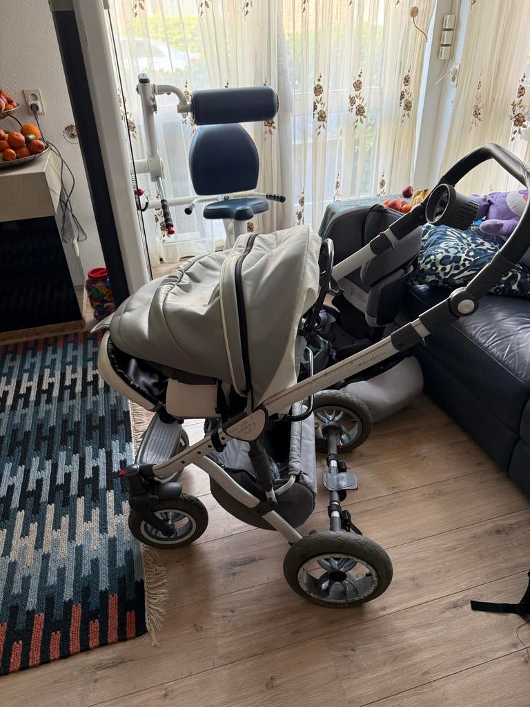 Jana Kinderwagen 3-in-1 Combiwagen - Grijs, Kinderen en Baby's, Kinderwagens en Combinaties, Overige merken, Gebruikt, Ophalen of Verzenden