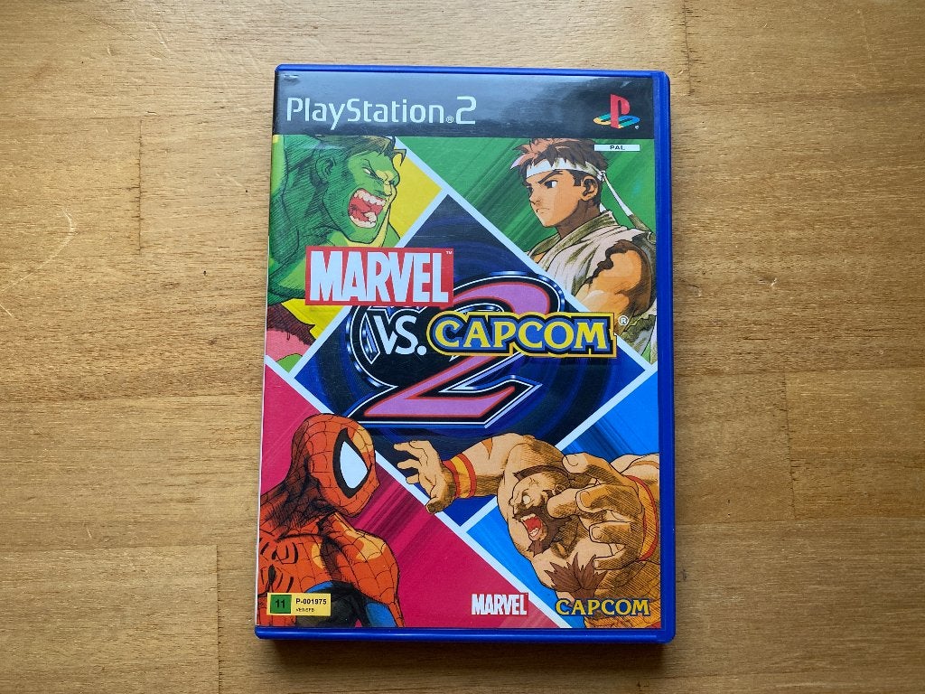 marvel vs capcom 2 ps2, Spelcomputers en Games, Games | Sony PlayStation 2, 1 speler, Racen en Vliegen, Ophalen of Verzenden, Zo goed als nieuw