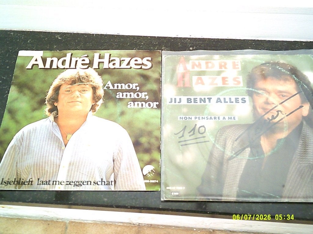 André Hazes Vinyl Singles Collectie (4 stuks), 7 inch, 1980 - 1989, Ophalen of Verzenden, Levenslied of Smartlap