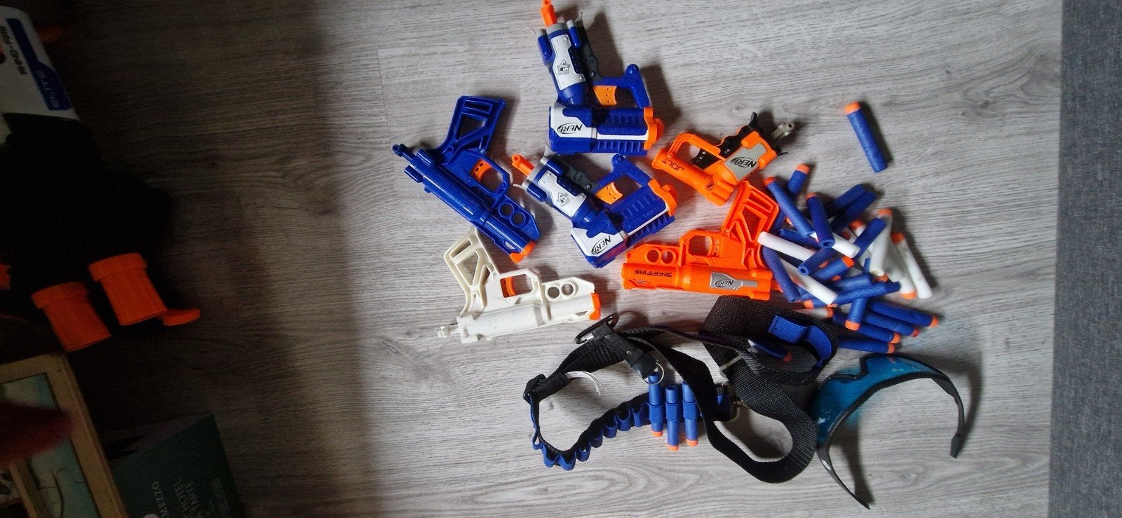 Grote Nerf Blaster Collectie met Accessoires, Ophalen of Verzenden, Gebruikt, Jongen of Meisje