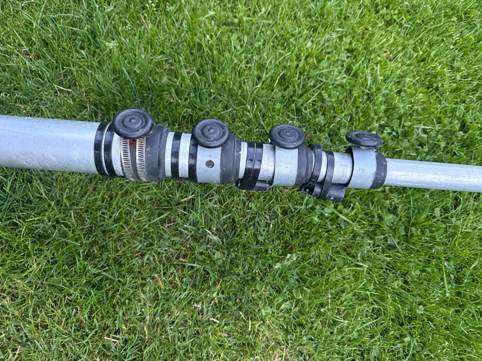 Uitschuifbare aluminium mast antennemast 6 delig, Ophalen, Gebruikt, Mast