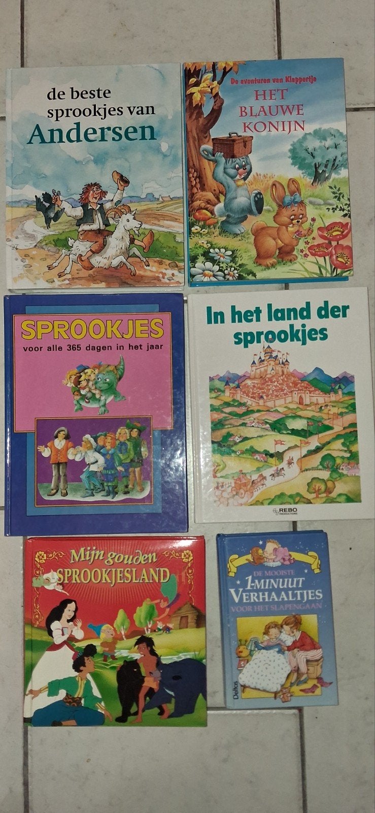 Grote collectie sprookjesboeken (6 stuks) 10.-, Ophalen of Verzenden, Gelezen, H.C. Andersen, diverse