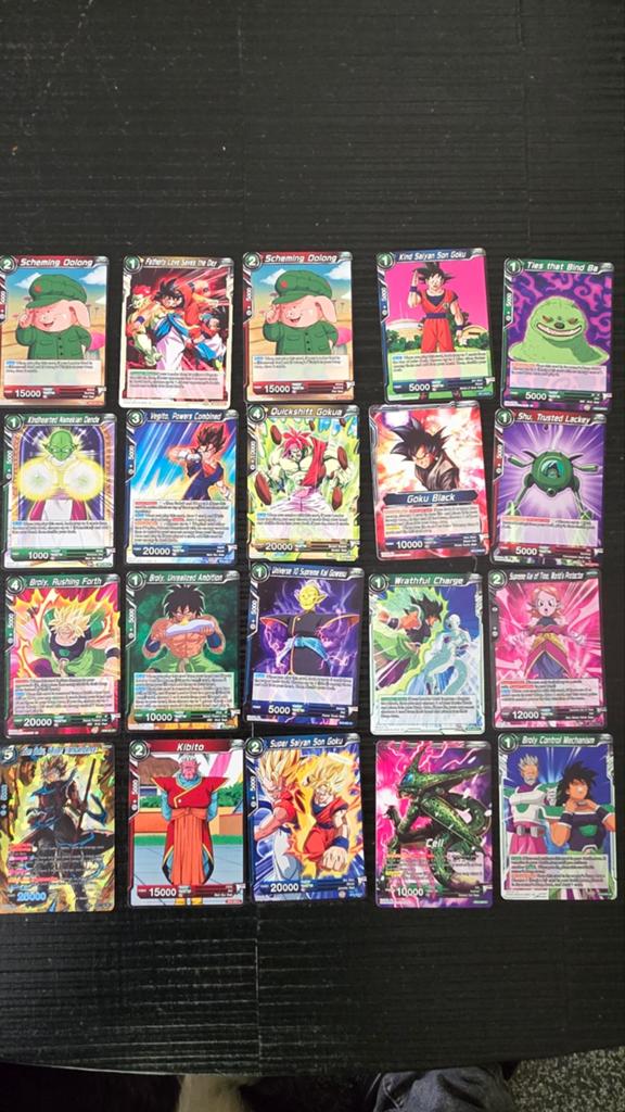 Dragon Ball Super Card Game Kaarten Collectie, Ophalen of Verzenden, Gebruikt, Meerdere kaarten