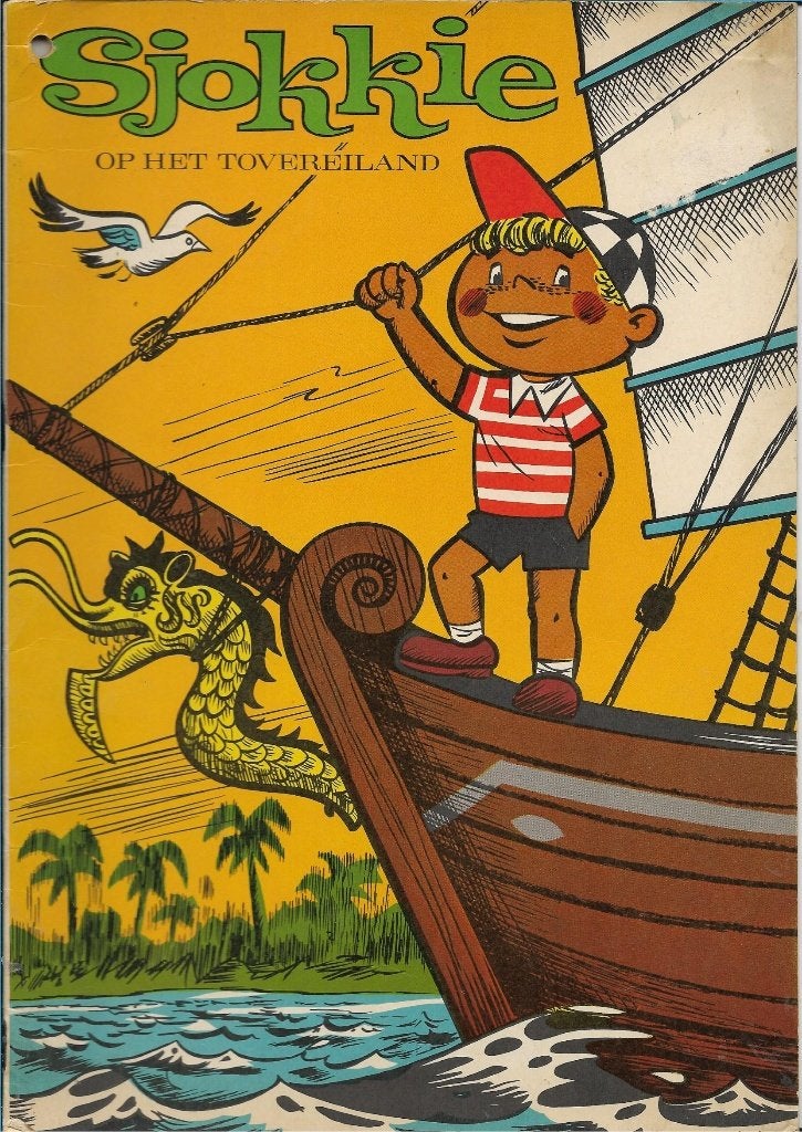 Sjokkie - Op het tovereiland, Eén stripboek, Ophalen of Verzenden, Gelezen