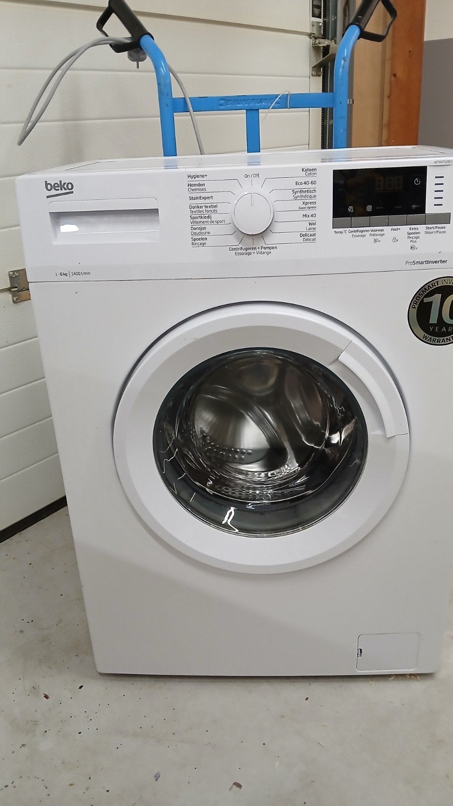 wasmachine, Ophalen, Gebruikt, 1200 tot 1600 toeren, Minder dan 85 cm