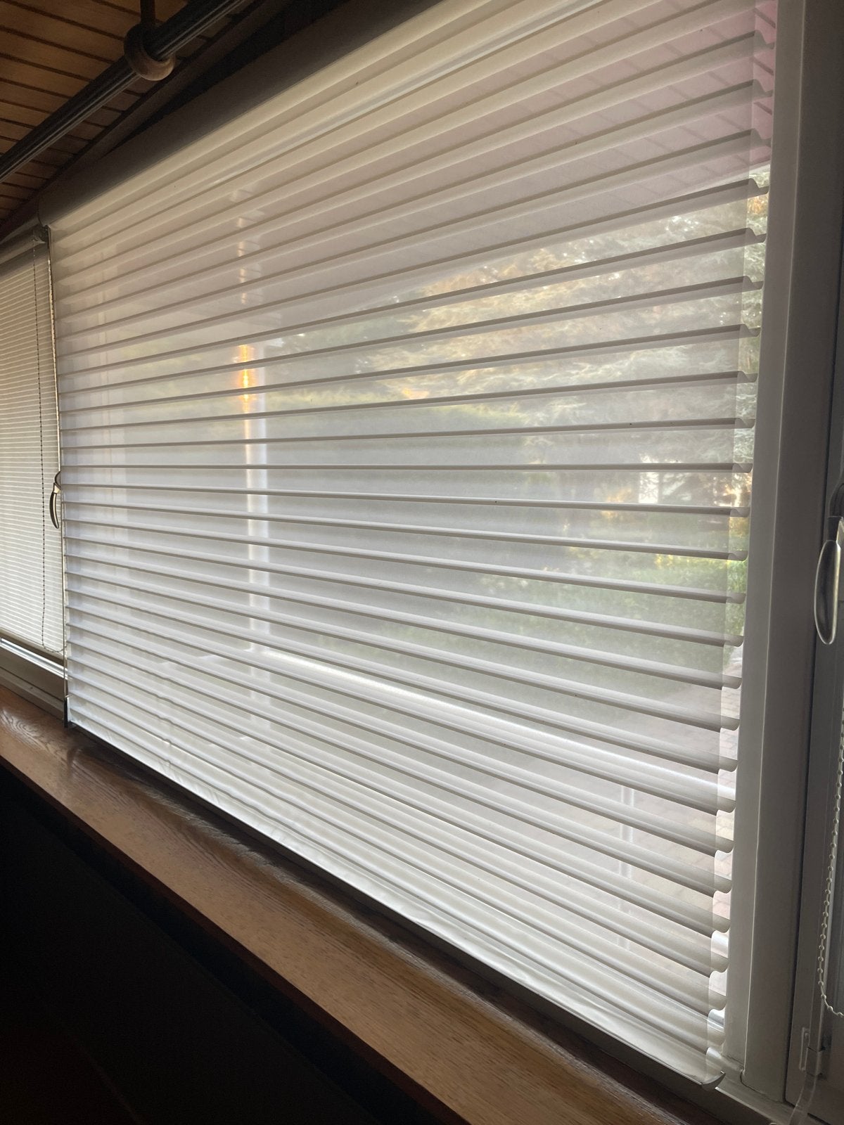 Luxaflex Silhouette Shades - Wit, 180x120 cm, Ophalen, Gebruikt, Wit, Lichtdoorlatend