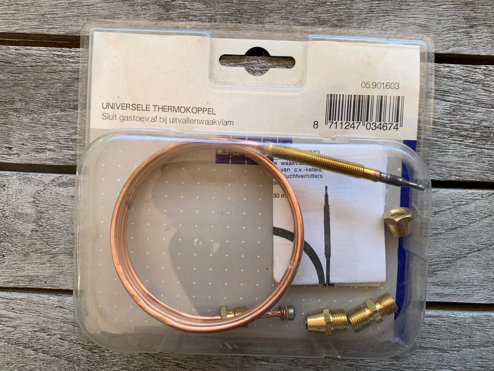 Thermokoppel universeel, Minder dan 20 liter, Boiler, Ophalen of Verzenden, Minder dan 3 jaar oud