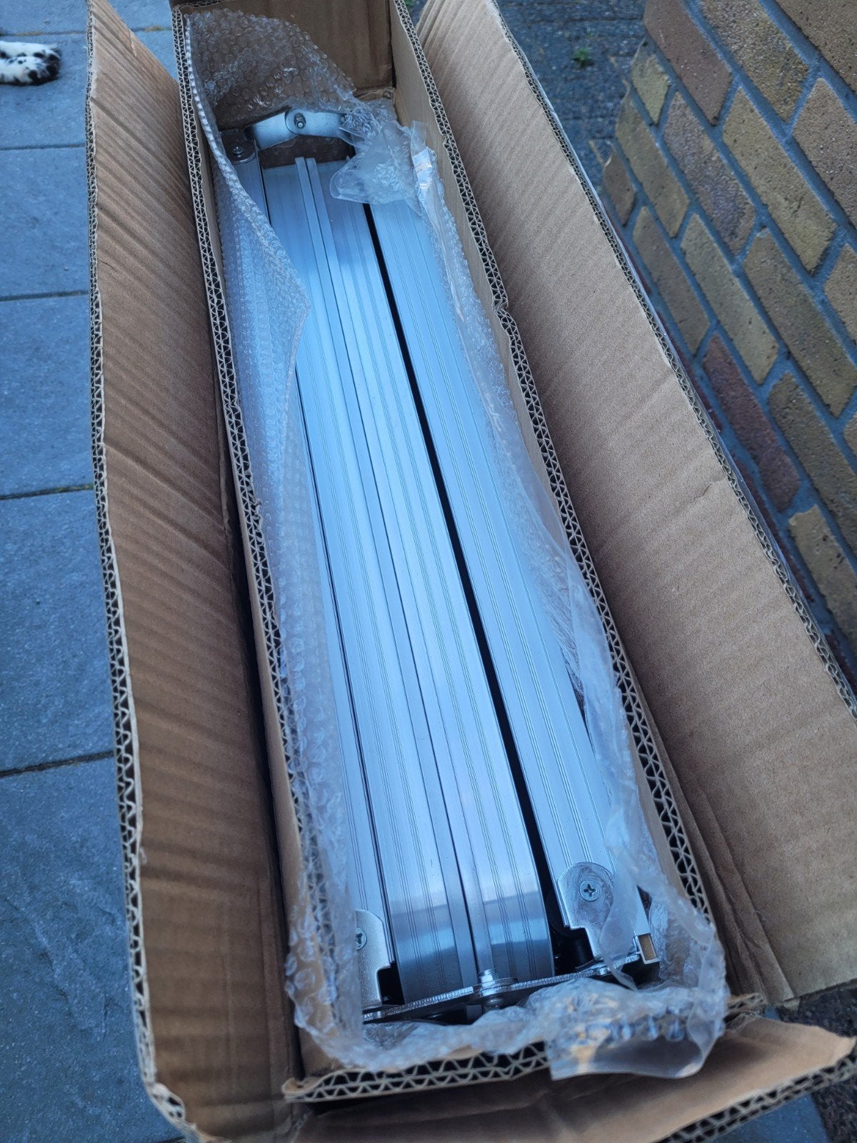VidaXL Aluminium Campingtafel - Nieuw in doos, Ophalen, Nieuw, Campingtafel