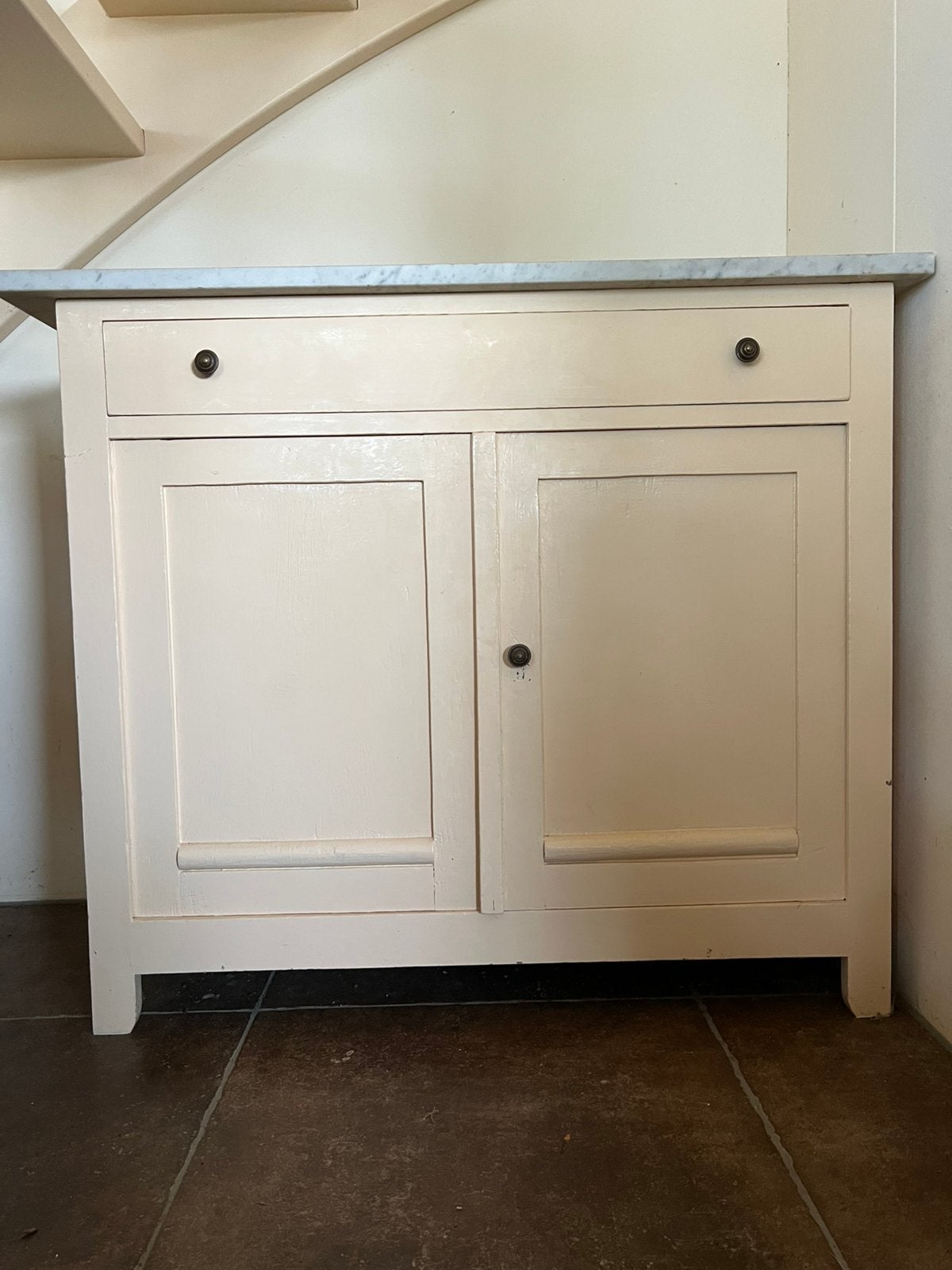Commode met marmeren blad  uit 1963, Kinderen en Baby's, Kinderkamer | Commodes en Kasten, Ophalen, 50 tot 70 cm, 90 tot 105 cm