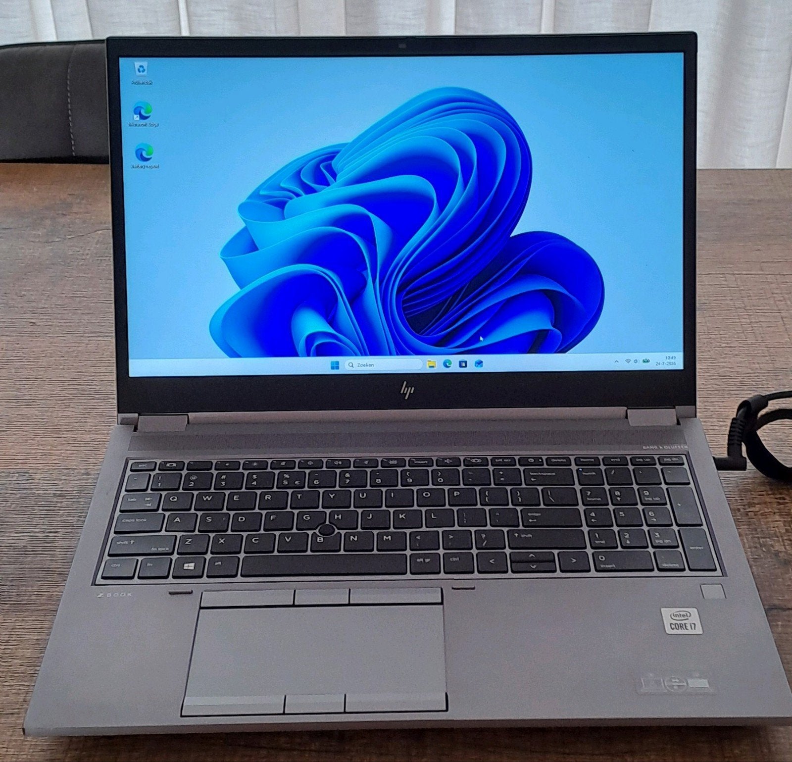 Hp Zbook 15 Fury G7 # i7 10e generatie, Computers en Software, Windows Laptops, Gebruikt, Met videokaart, 2 tot 3 Ghz, HP Zbook