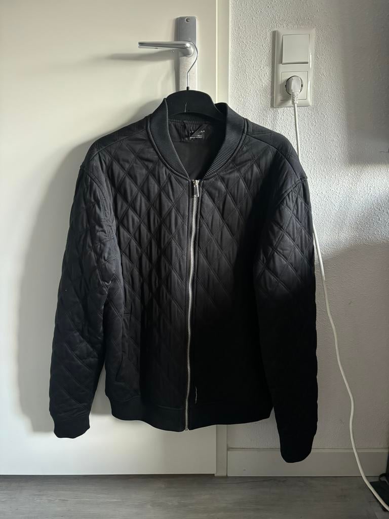 Zara zwart jas maat L, Verzenden, Zo goed als nieuw, Maat 52/54 (L), Zwart