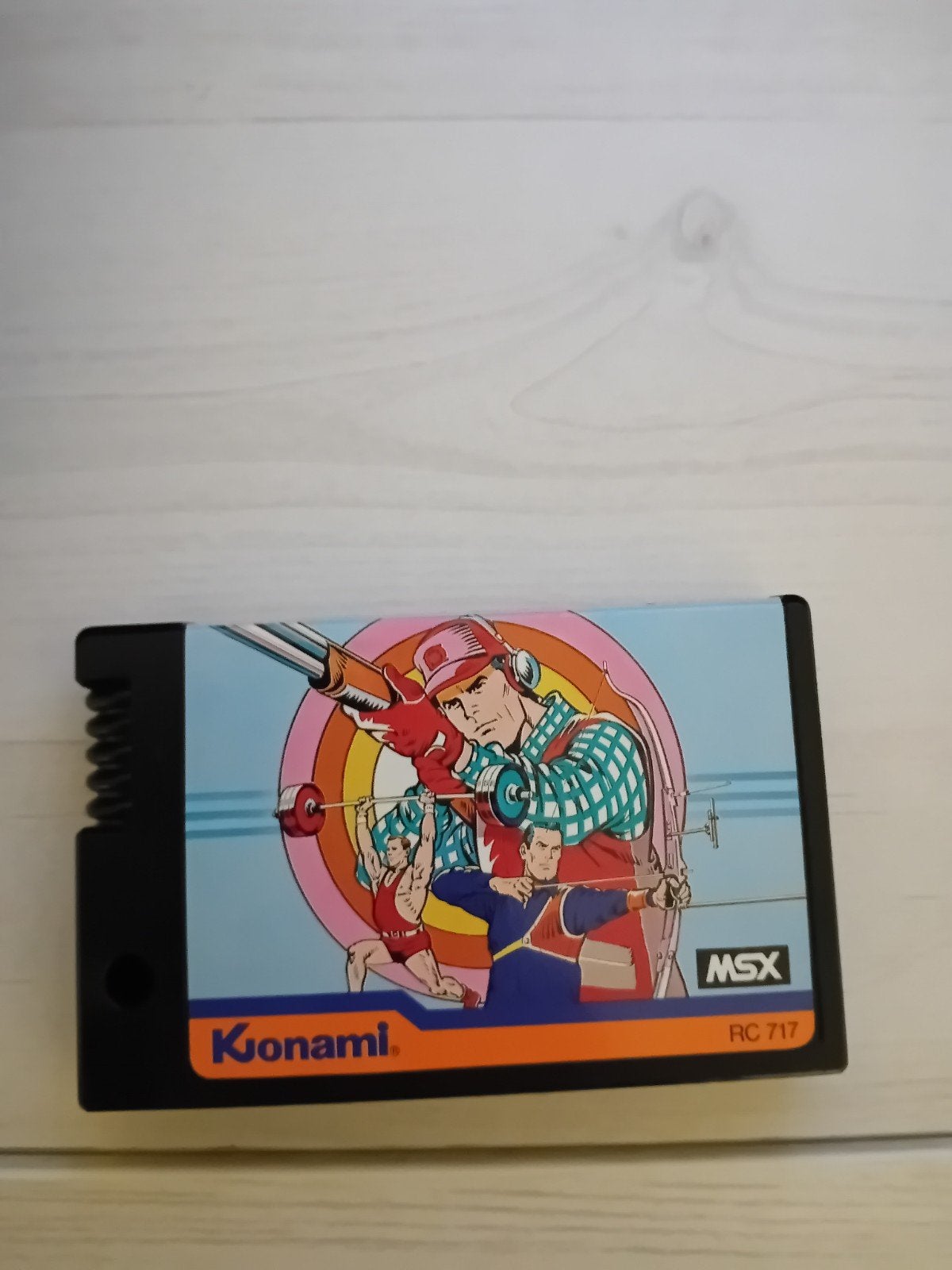 Hyper Sports 2 MSX Konami RC 717 - Vintage Game Cartridge, Computers en Software, Ophalen of Verzenden, Sony MSX