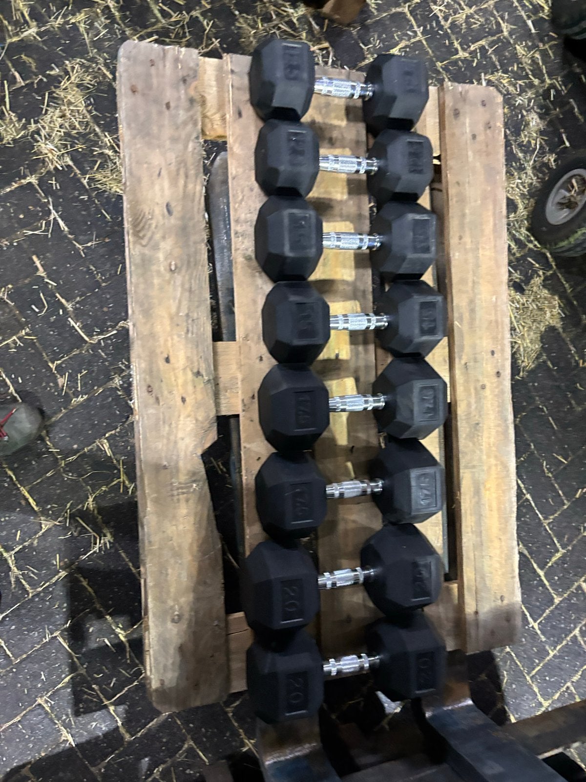 Hexa Dumbbellset 12,5 t/m 20 kg - Nette staat