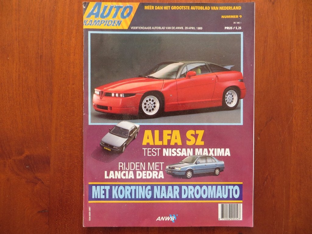 Autokampioen 9 1989 Alfa Romeo SZ, Nissan Maxima, Dedra, Ophalen of Verzenden, Nieuw, Alfa Romeo
