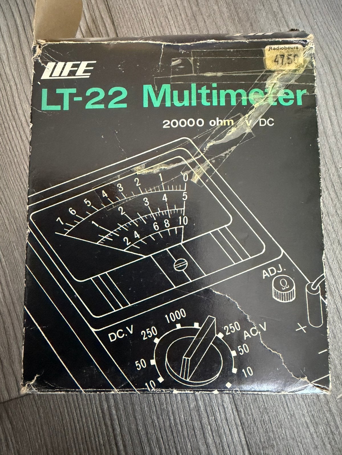 Multimeter 20000ohm van life, Doe-het-zelf en Verbouw, Meetapparatuur, Ophalen, Zo goed als nieuw, Multimeter