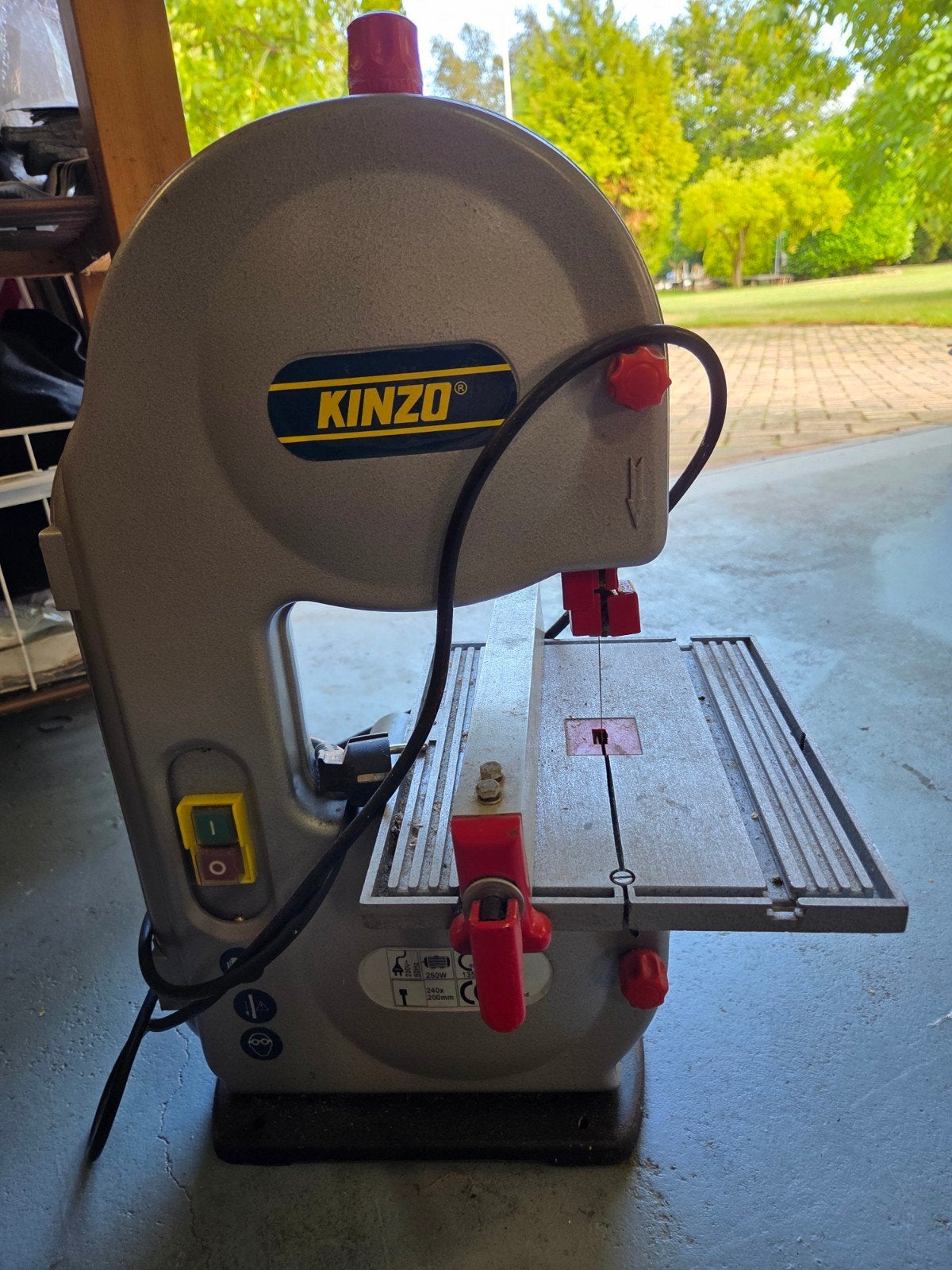 kinzo modelbouw lintzaag, Gebruikt, 70 mm of meer, Ophalen of Verzenden, Lintzaag