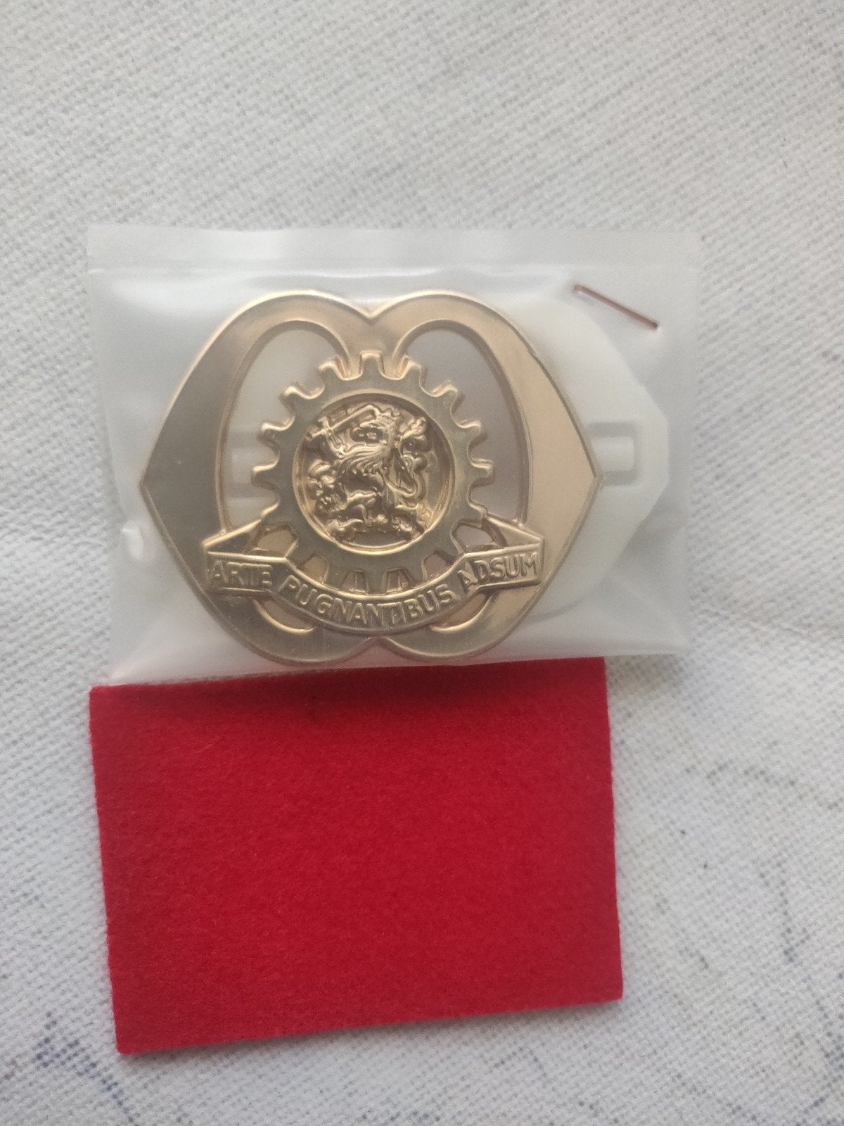 Technische staf, Verzamelen, Ophalen of Verzenden, Landmacht, Nederland, Embleem of Badge