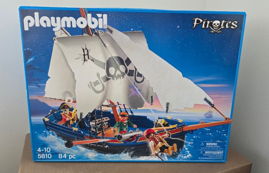 Playmobil 5810 Blauwbaard piratenschip nieuw in doos, Pirates, Complete set, Nieuw, Ophalen of Verzenden