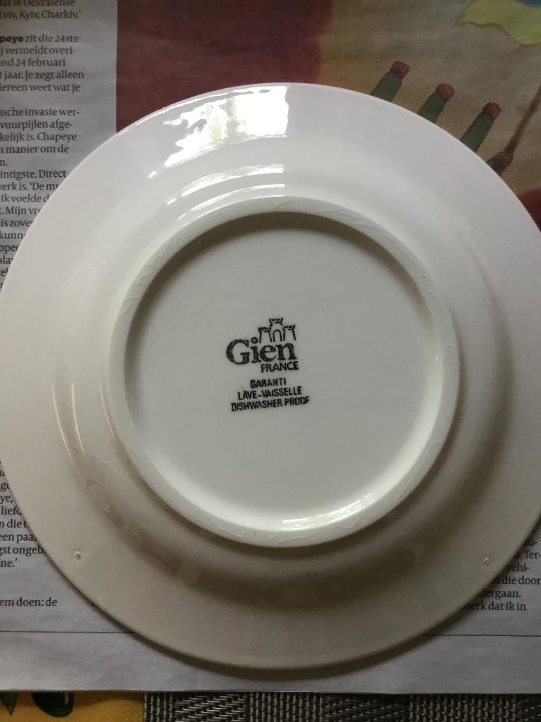 Porcelein serviesgoed GIEN, Ophalen of Verzenden