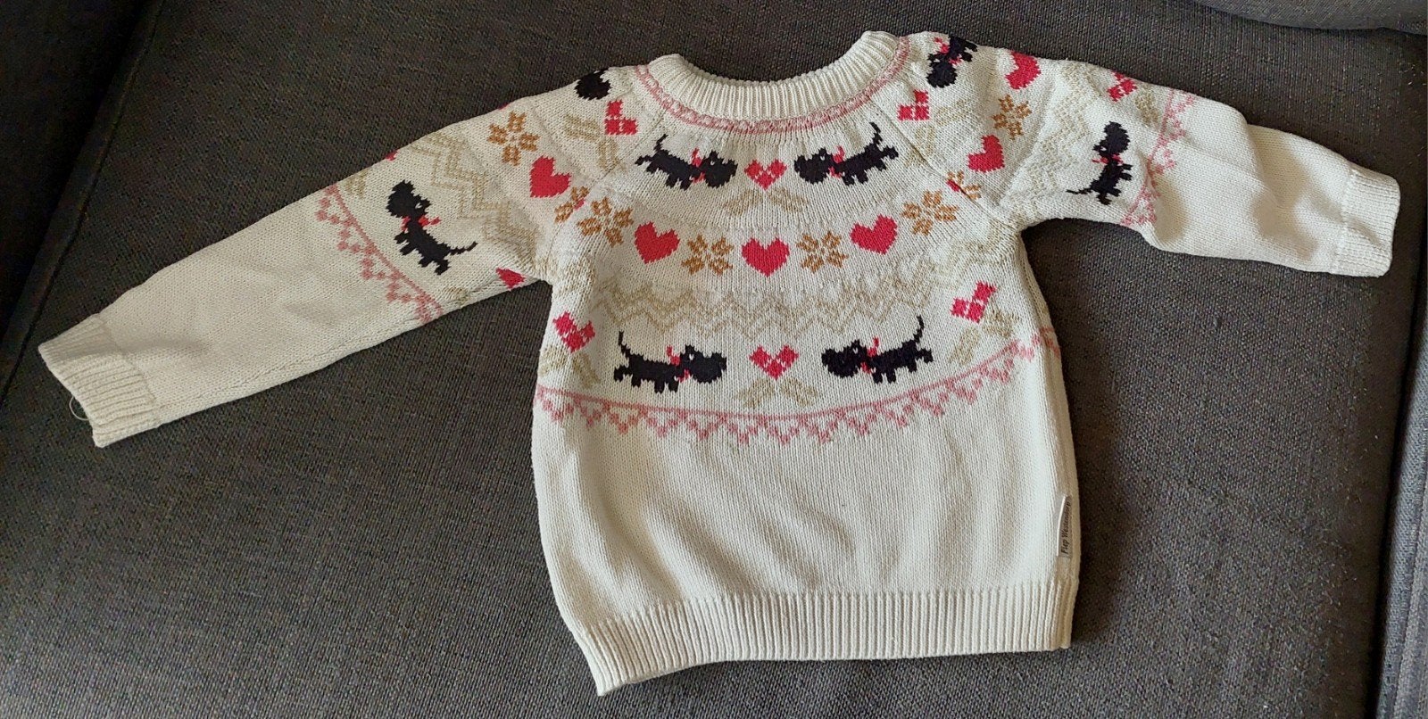Hema Takkie kersttrui, maat 86, Ophalen of Verzenden, Zo goed als nieuw, Hema, Truitje of Vestje