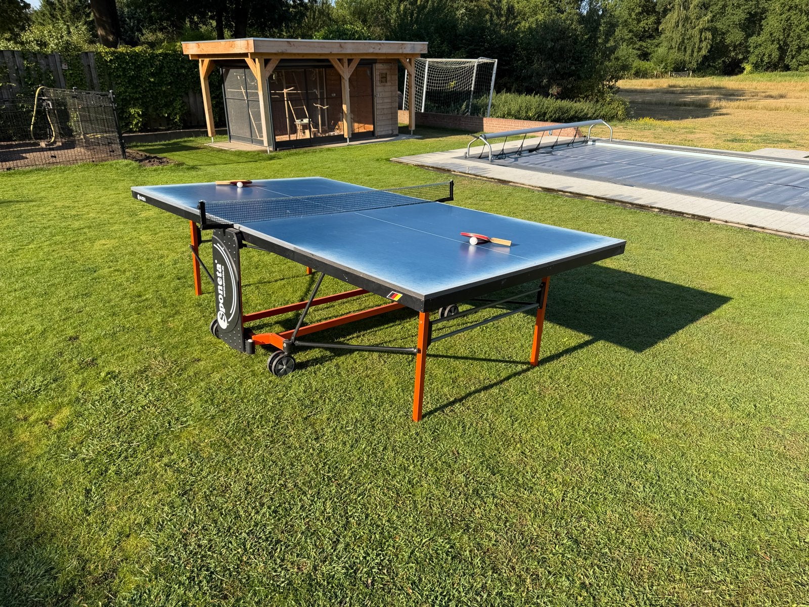 Sponeta S4-73i Tafeltennistafel - Outdoor, Ophalen, Gebruikt, Tafel Outdoor, Inklapbaar