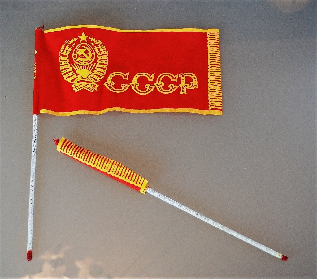 Vlag 3 Soorten ! CCCP Wapenschild Optochten Parades Sovjet, Ophalen of Verzenden