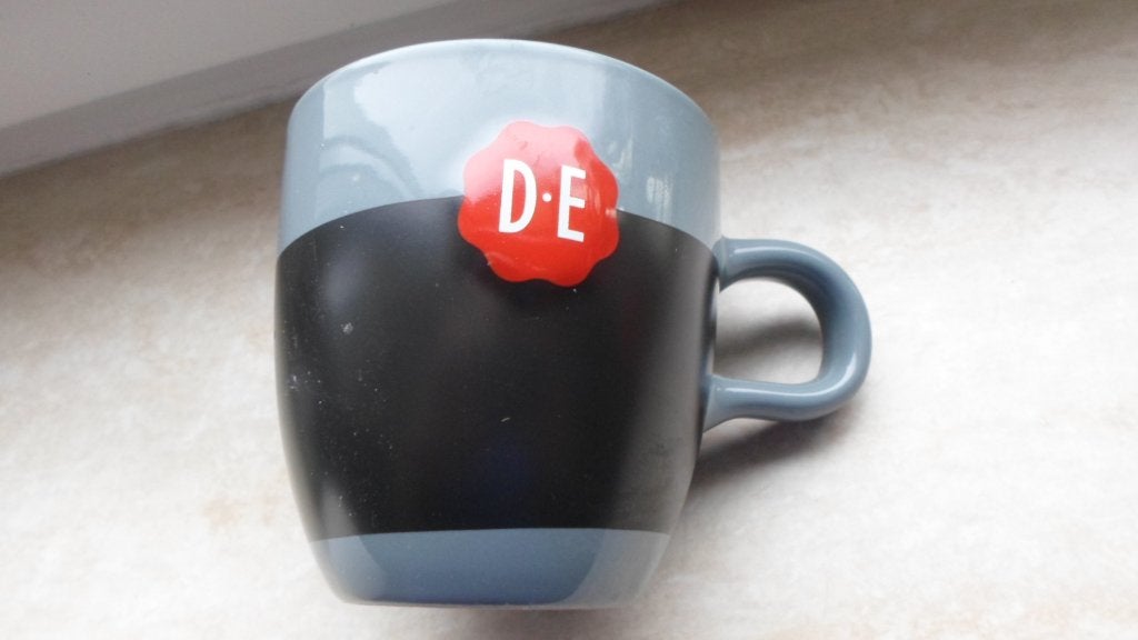 Douwe Egberts beker, Huis en Inrichting, Keuken | Servies, Overige typen, Nieuw, Ophalen of Verzenden, Overige stijlen