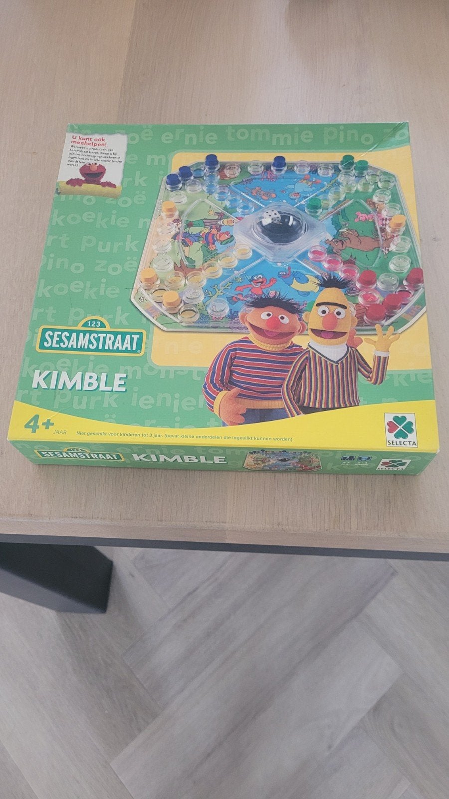 Sesamstraat Kimble Bordspel - Zo goed als nieuw, Drie of vier spelers, Ophalen of Verzenden, Zo goed als nieuw, Selecta