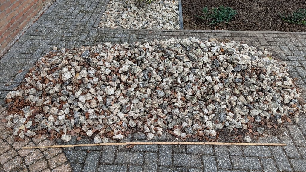 Kiezelstenen, gratis af te halen, Ophalen, Gebruikt, Dolomiet, Split