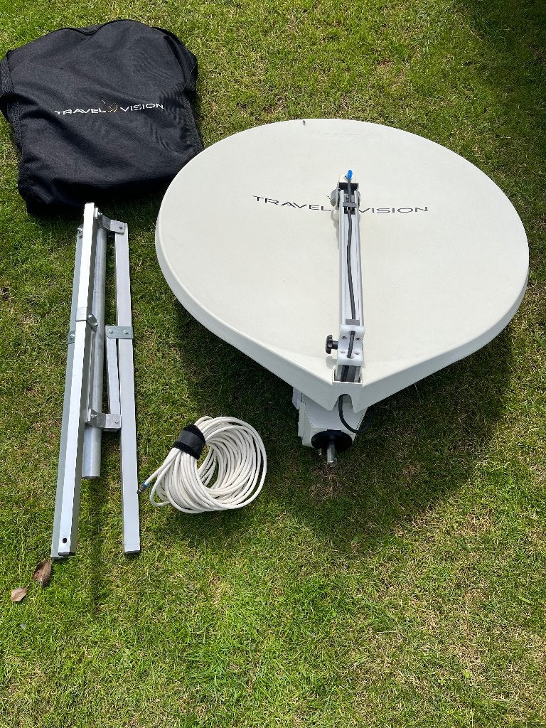Volautomatische satellietschotel antenne, Audio, Tv en Foto, Schotelantennes, Ophalen, Gebruikt, (Schotel)antenne, Overige merken