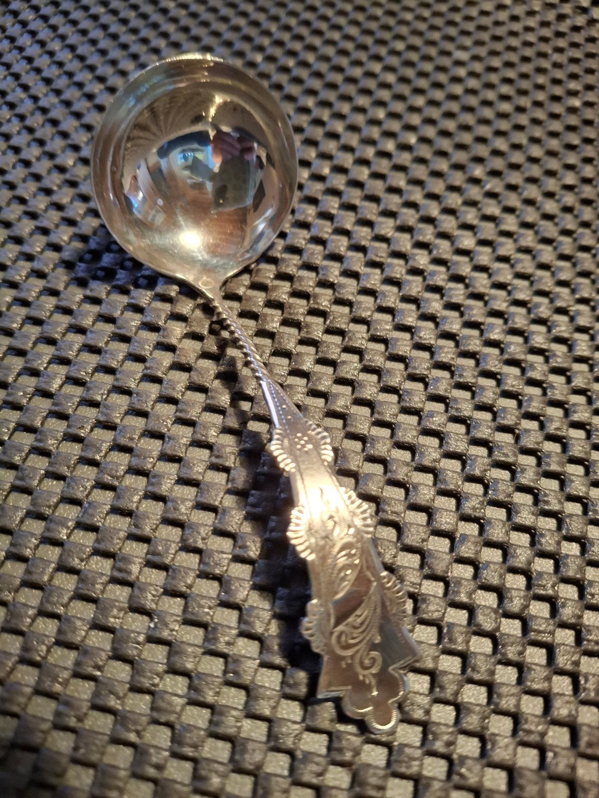 zilveren  roomlepel, Antiek en Kunst, Antiek | Goud en Zilver, Ophalen of Verzenden
