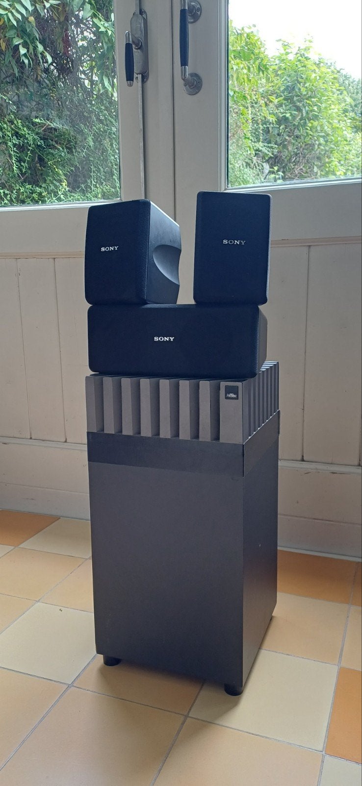 Sony speakerset  3.1 (incl. Axton subwoofer), Ophalen, Stereo speakers, Gebruikt, Sony