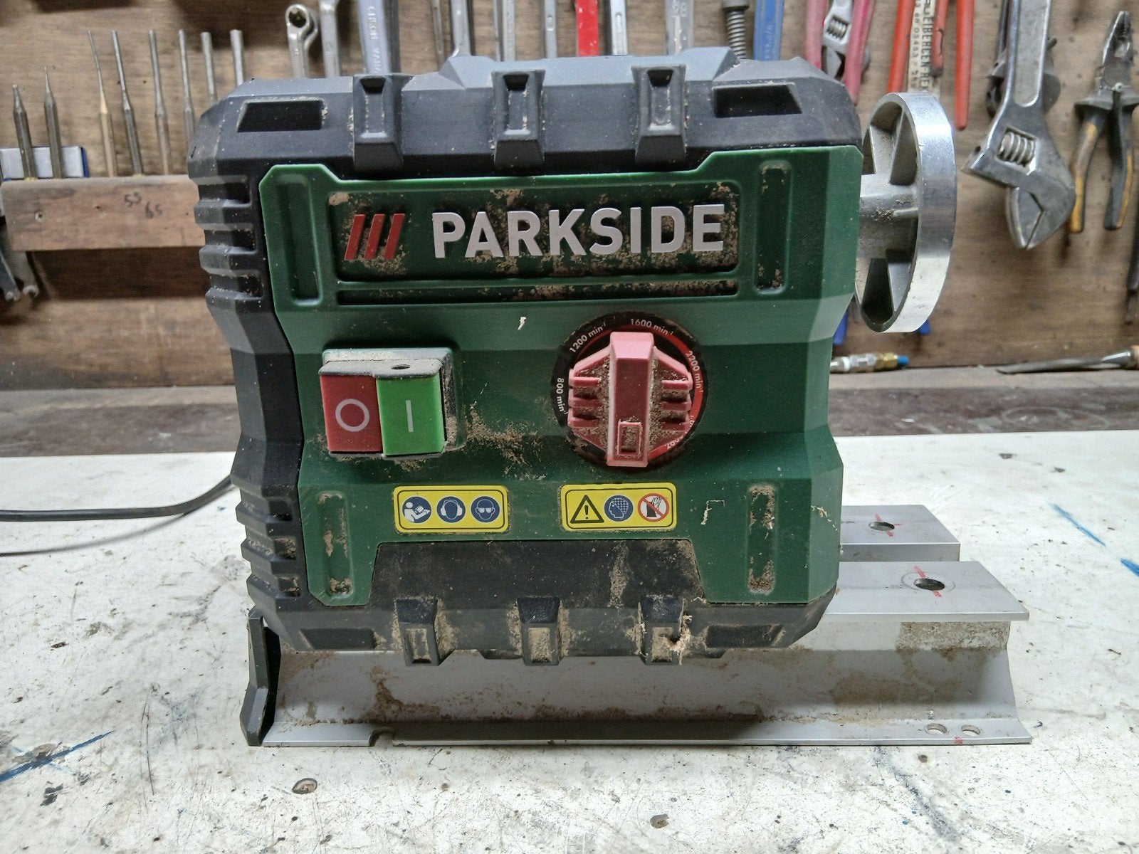 parkside draaibank motor, Doe-het-zelf en Verbouw, Ophalen, Gebruikt