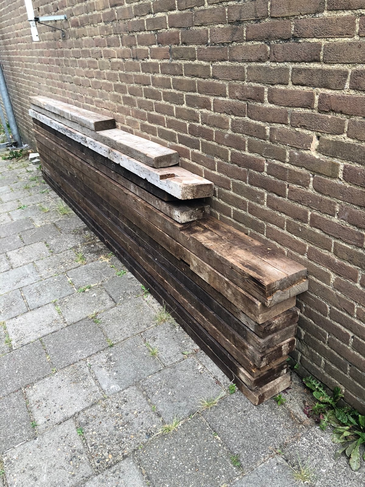 Constructiebalken, Doe-het-zelf en Verbouw, Hout en Planken, Minder dan 25 mm, Ophalen of Verzenden, Zo goed als nieuw, Pallet