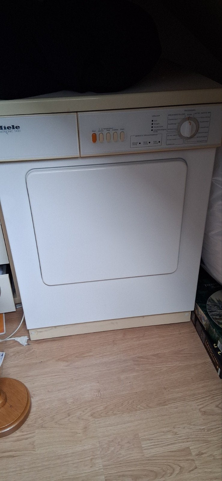 Miele Novotronic T430 wasdroger, prima werkend, Verzenden, Gebruikt, Voorlader, Luchtafvoer