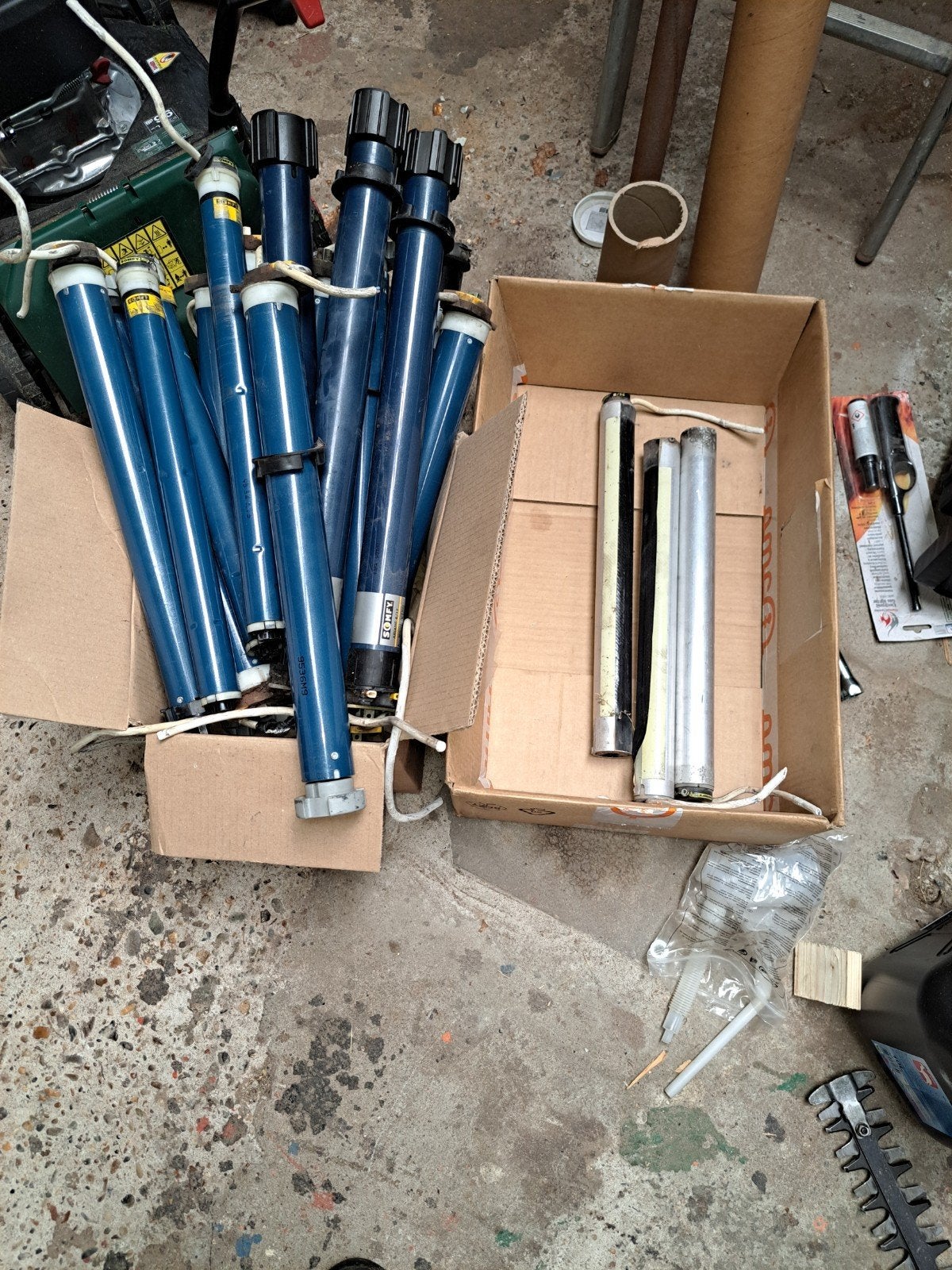 15 x Somfy buismotor voor rolluik/zonnescherm - screens, Tuin en Terras, Zonneschermen, Ophalen of Verzenden, Knikarmscherm, Elektrisch