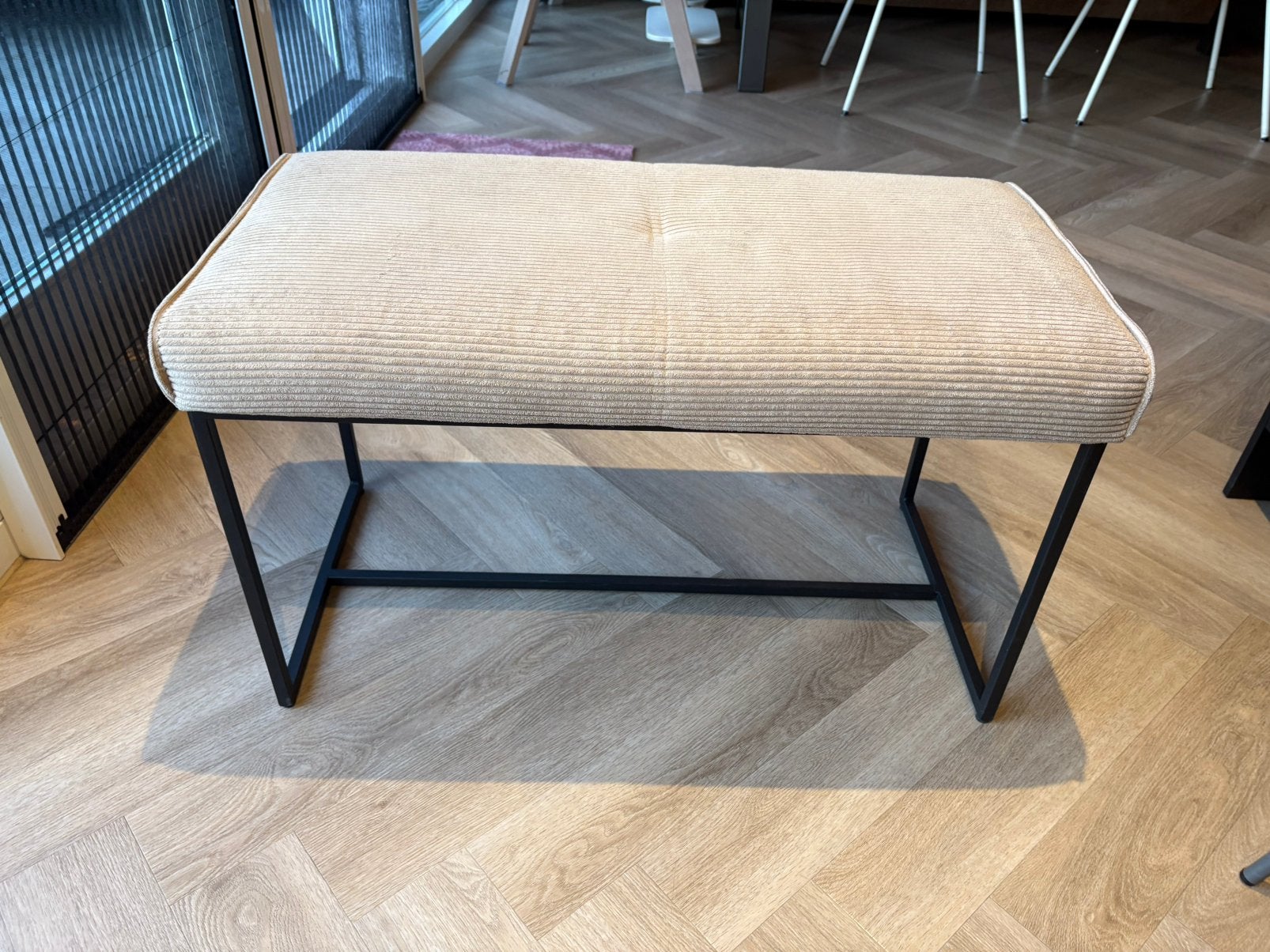 Eetkamerbank te koop, Ophalen, Gebruikt, 75 tot 100 cm, Rechthoekig