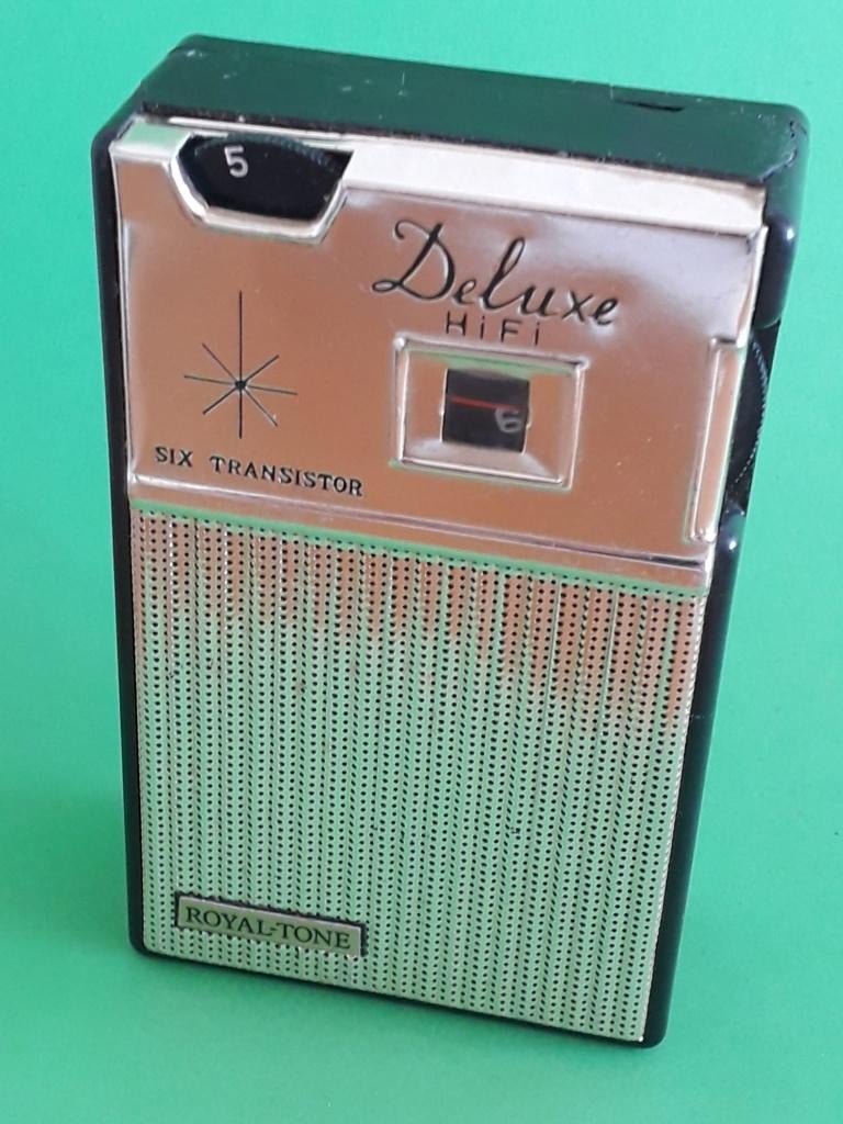 Stijlvolle,  vintage transistorradio te koop, Ophalen of Verzenden