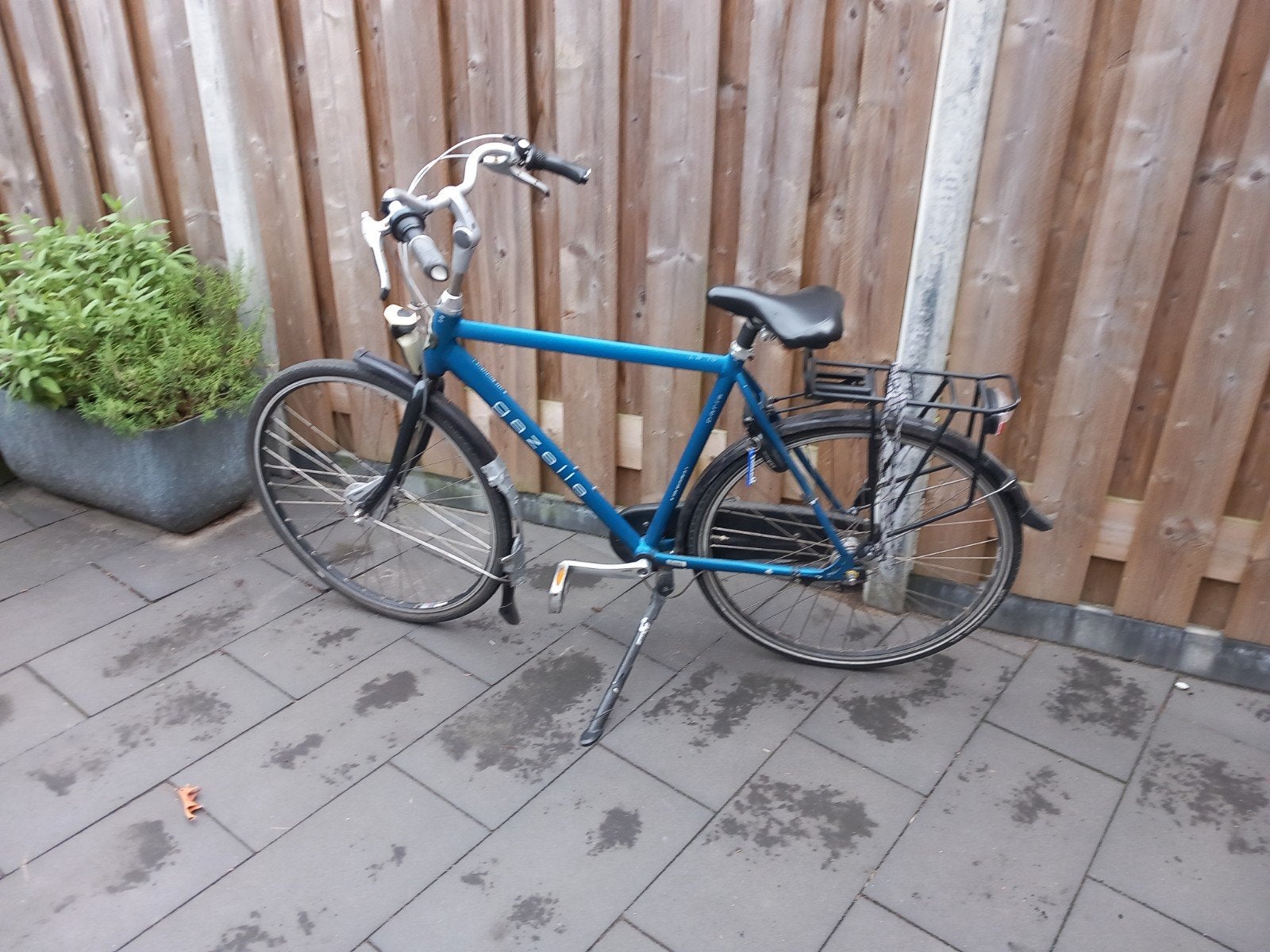 Gazelle fiets opknapper, Fietsen en Brommers, Fietsen | Tandems, 55 cm of meer, Ophalen, Gebruikt, Minder dan 10 versnellingen