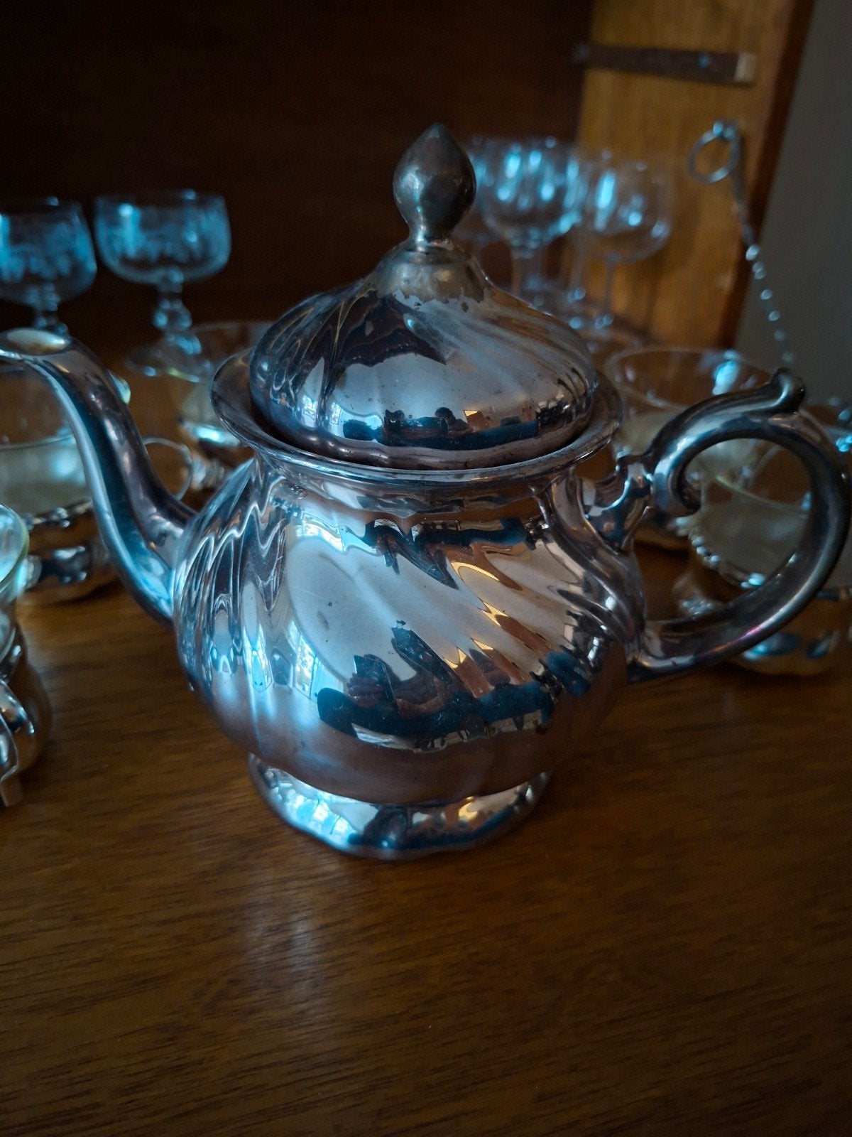 Vintage Thomas Germany theeservies met 6 glazen, Ophalen