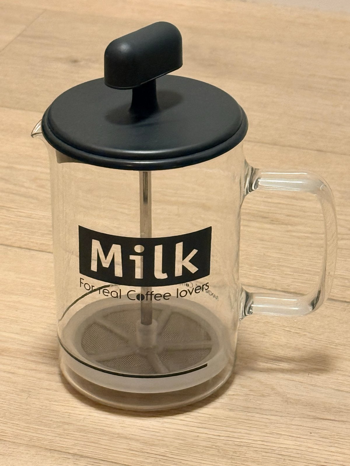 Nieuwe handmatige melkopschuimer voor de perfecte cappuccino, Witgoed en Apparatuur, Ophalen of Verzenden, Nieuw, Handmatige melkopschuimer
