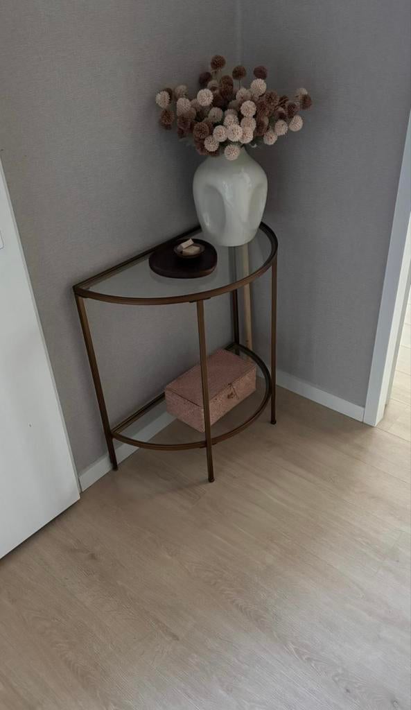 WOOOD Goddess Sidetable, Huis en Inrichting, Tafels | Sidetables, Ophalen, 50 tot 100 cm, Zo goed als nieuw, Metaal