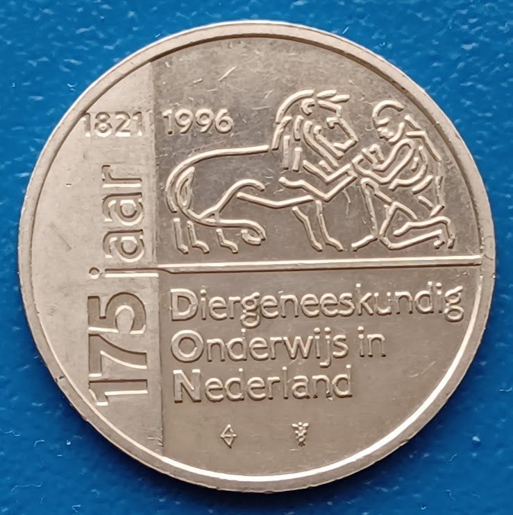 Penning 175 jaar Diergeneeskundig Onderwijs Nederland - 1996, Postzegels en Munten, Penningen en Medailles, Verzenden, Overige materialen