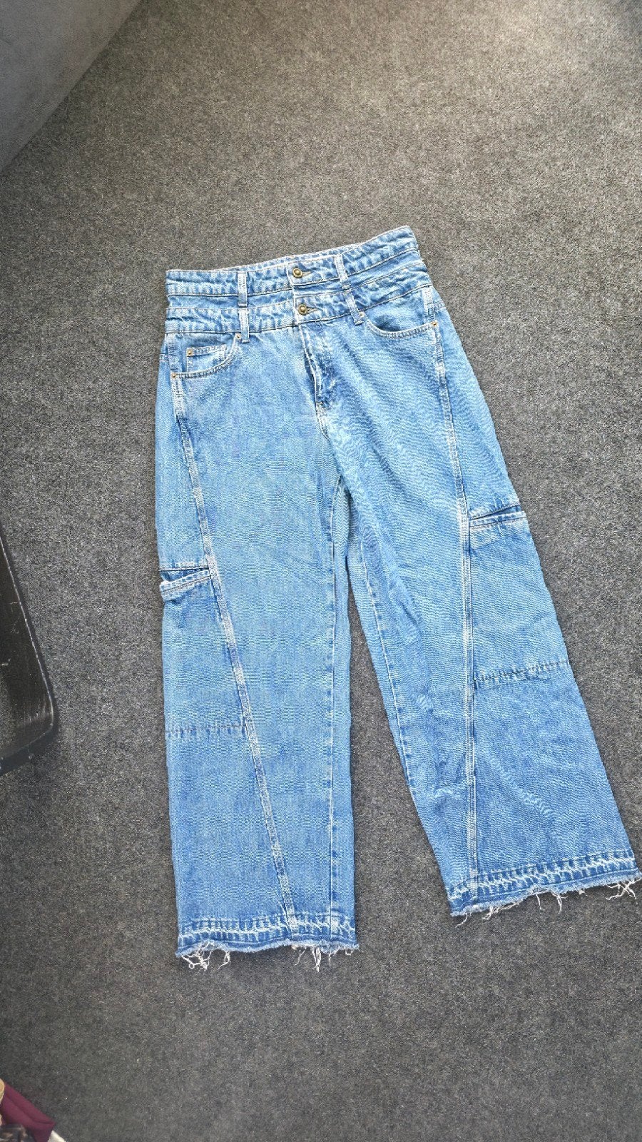 MAC Jeans Diva Wide Leg Jeans - Maat 40/32, MAC Jeans, Blauw, Ophalen of Verzenden, Zo goed als nieuw