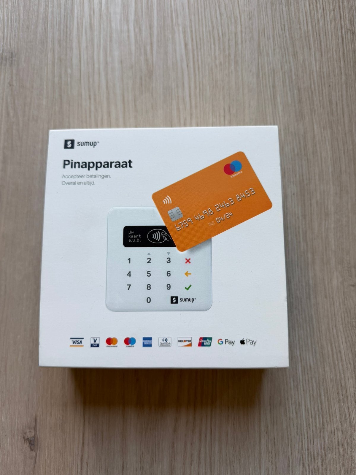 Pinapparaat SumUp - zonder oplader, Ophalen of Verzenden