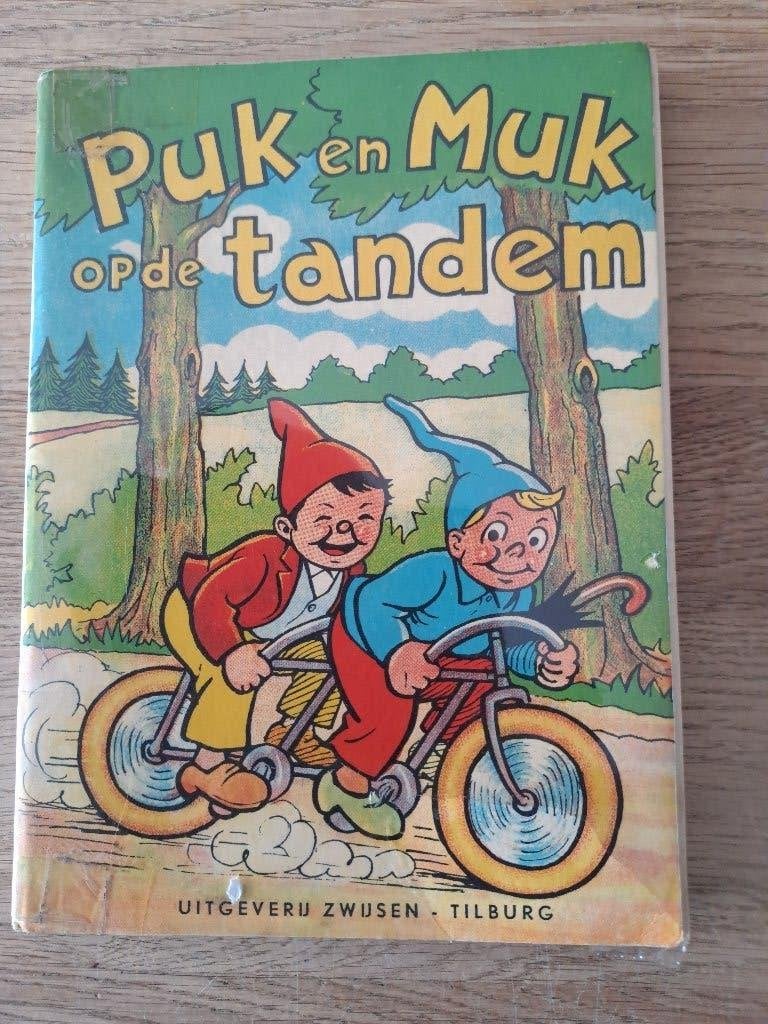 PUK EN MUK OP DE TANDEM. SOFTCOVER., Ophalen of Verzenden, Gelezen, Frans Fransen., Fictie algemeen