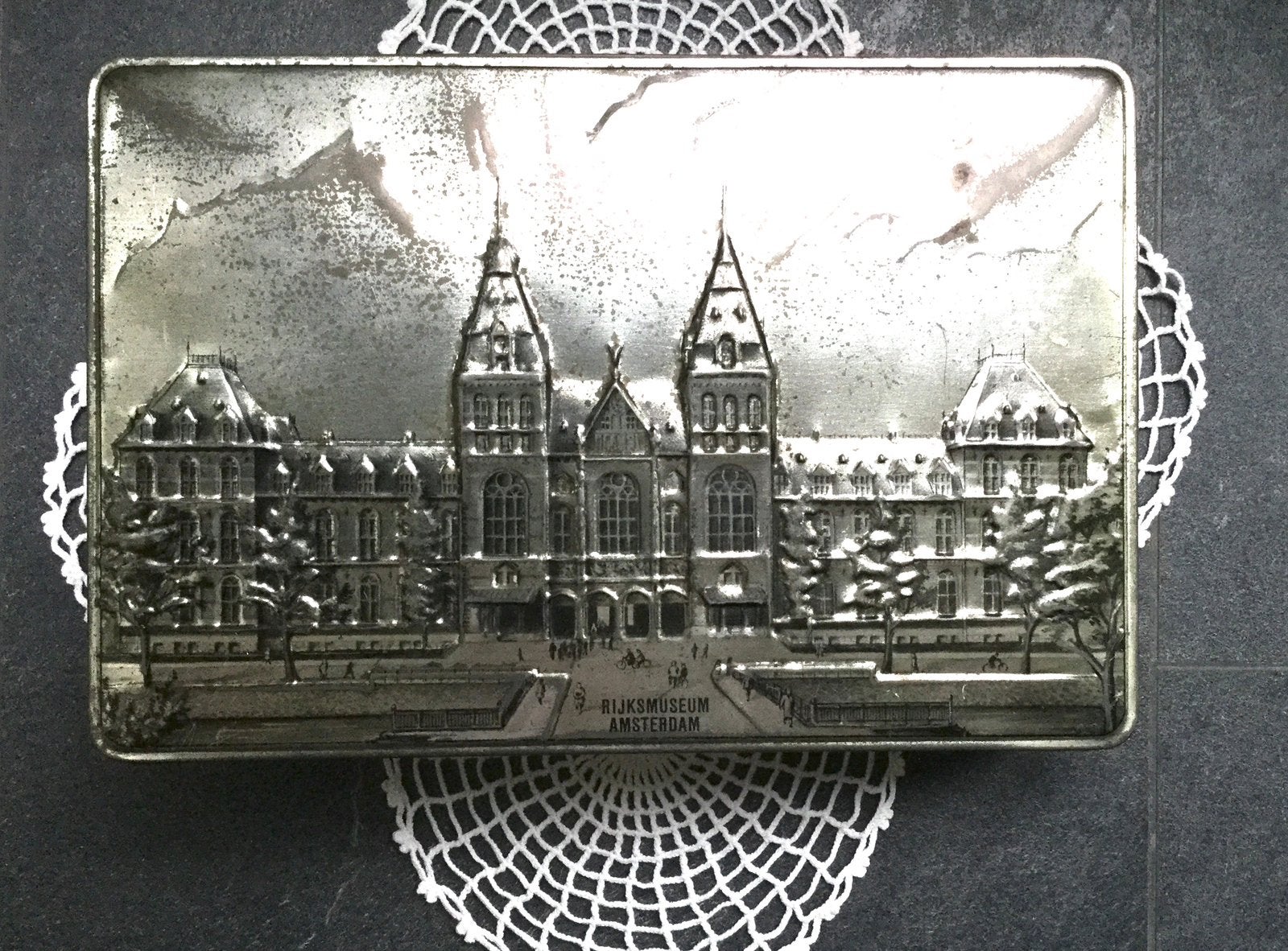 Blik Rijksmuseum Patria Biscuits, Ophalen of Verzenden, Gebruikt, Overige