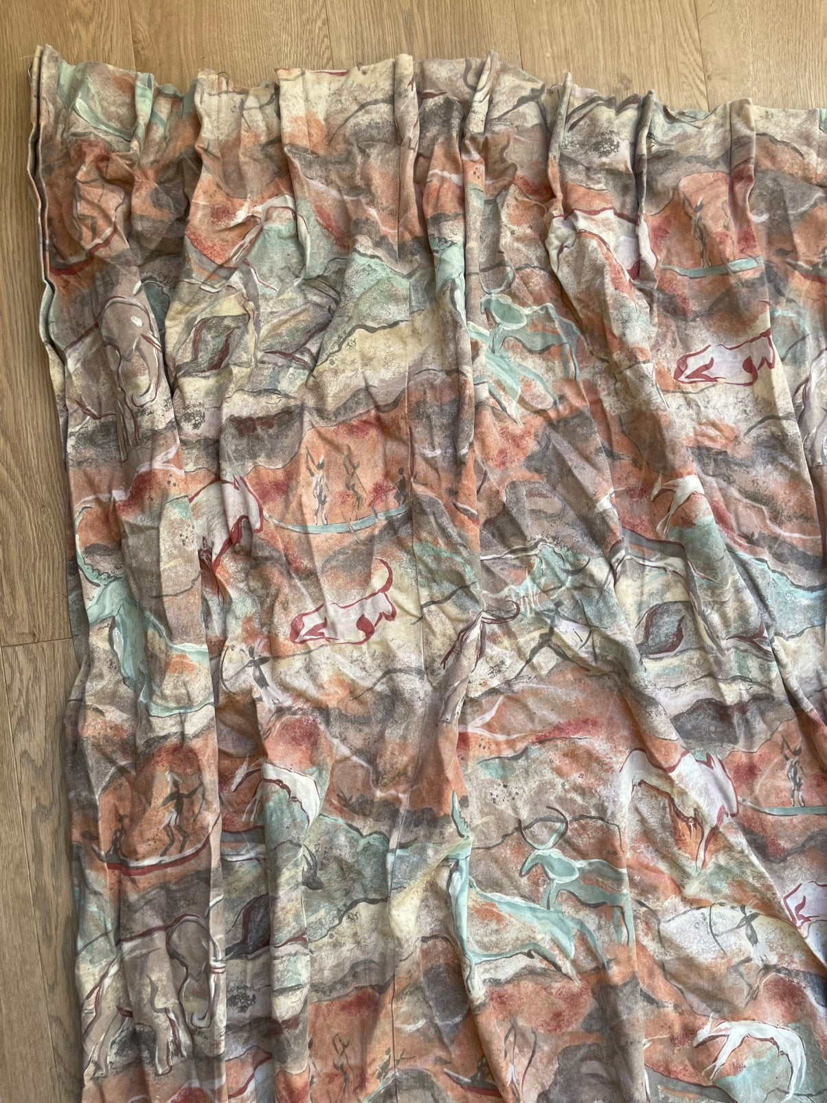 Gordijnen gekleurd 112 x 150 cm hoog te koop!, Ophalen of Verzenden