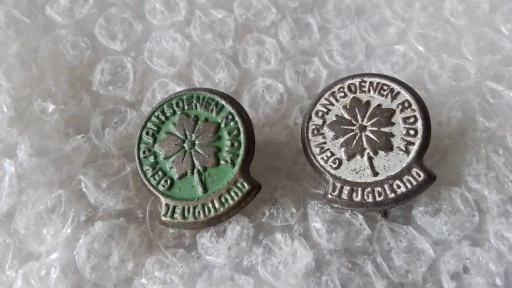 Gem, plantsoenen ,jeugdland Rotterdam speldjes, Ophalen of Verzenden, Zo goed als nieuw, Overige onderwerpen