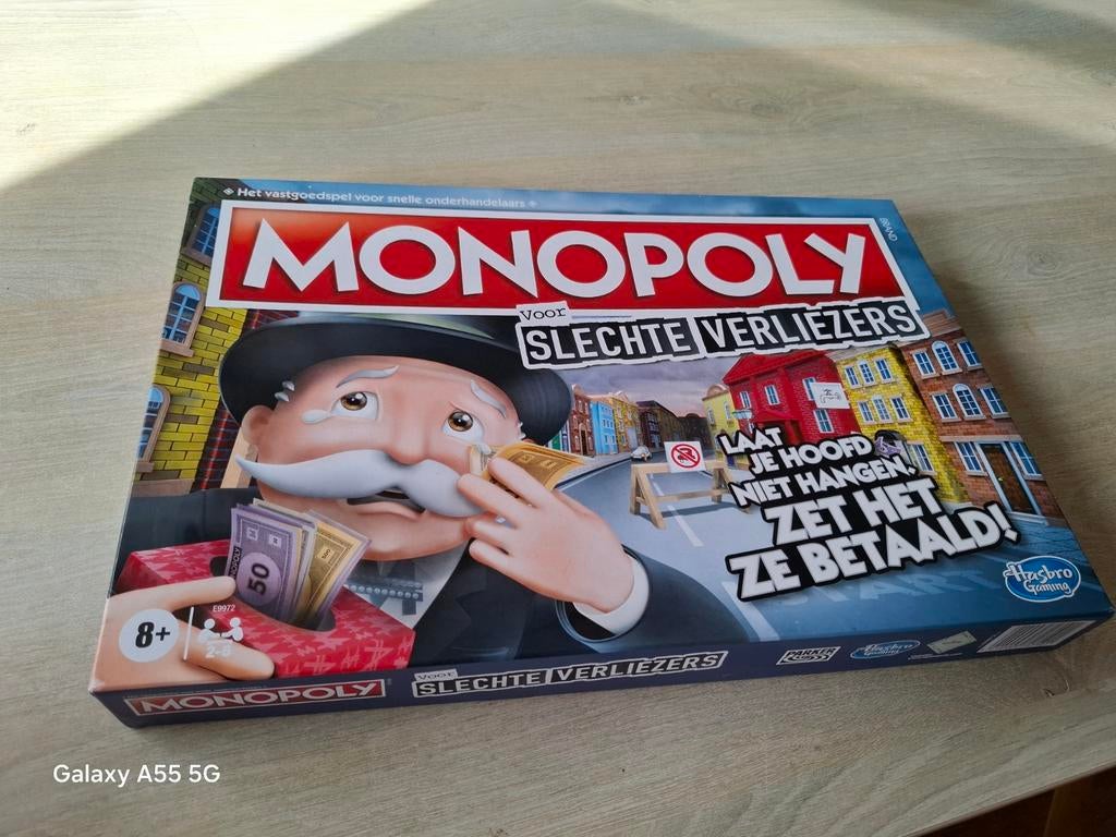 Monopoly voor Slechte Verliezers - Zo goed als nieuw, Hobby en Vrije tijd, Gezelschapsspellen | Bordspellen, Vijf spelers of meer